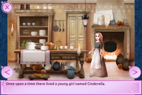 Cinderella - Fairy tale with games for girls screenshot 2