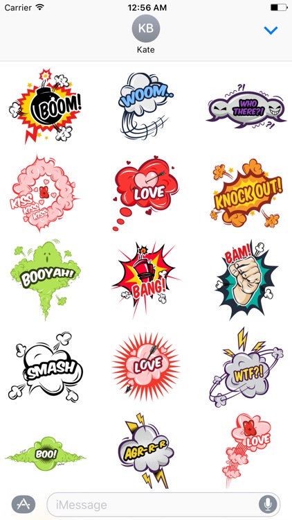 Comic Pop Art Stickers