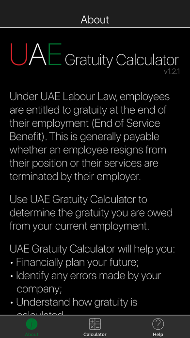 How to cancel & delete UAE Gratuity Calculator from iphone & ipad 4