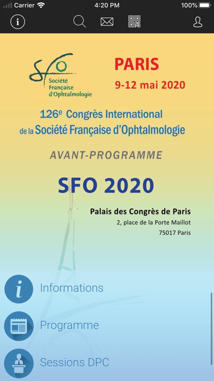 Congrès SFO 2020