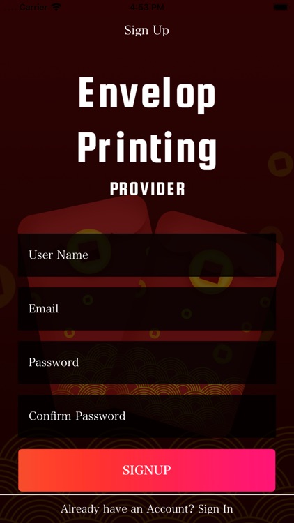 Envelop Printing Provider