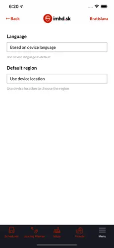 Screenshot 7 imhd.sk iphone