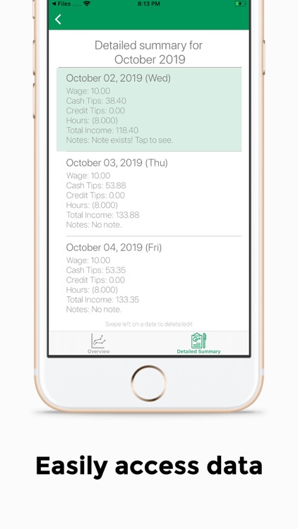 TipTracker - track your income screenshot-3