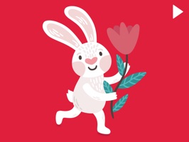 These cute and colourful rabbit stickers are perfect for kids
