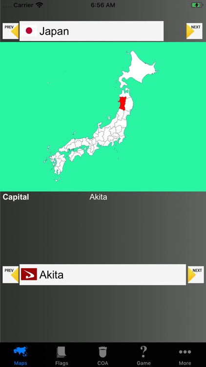 Asian Country State Maps