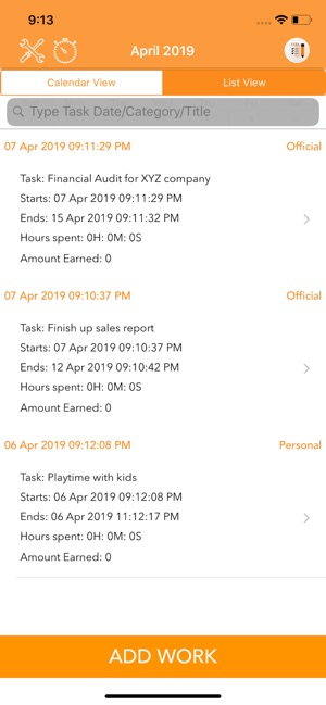 Quick Work-Time-Money Tracker(圖2)-速報App