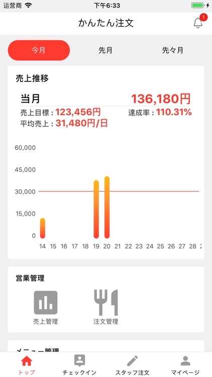 かんたん注文