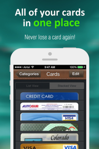 WalletPlus : Wallet on iPhone - náhled