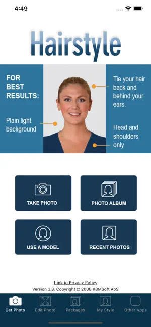 Screenshot 10 Hairstyle Try On iphone