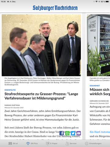 Salzburger Nachrichten screenshot 2