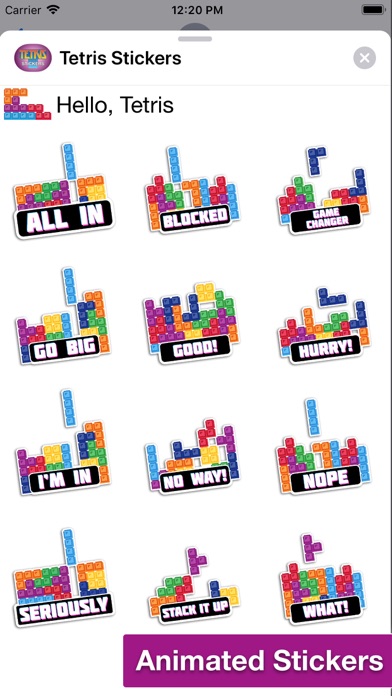 Tetris™ Stickersのおすすめ画像1