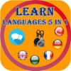 Learn languages 5 in 1