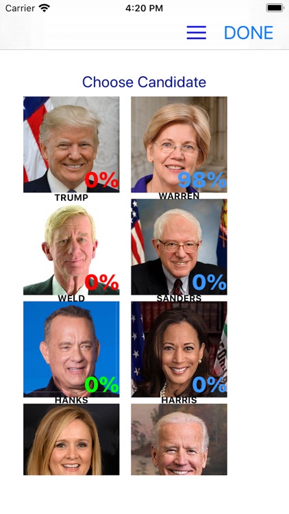 2020 Election Spinner Poll