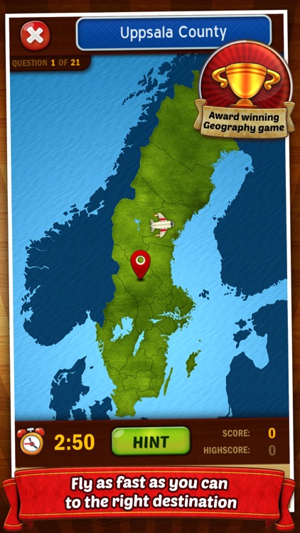 GeoFlight Sweden  Pro screenshot-0