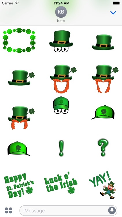 5 Little Leprechauns Stickers screenshot-3