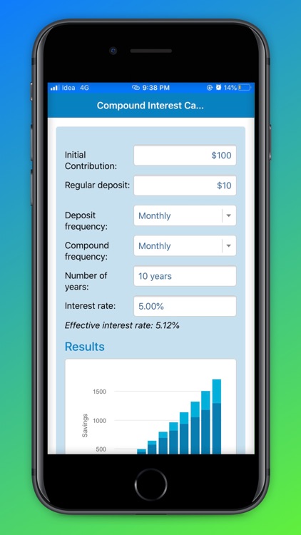 Smart Compound Interest Calc by Vijay Kardate