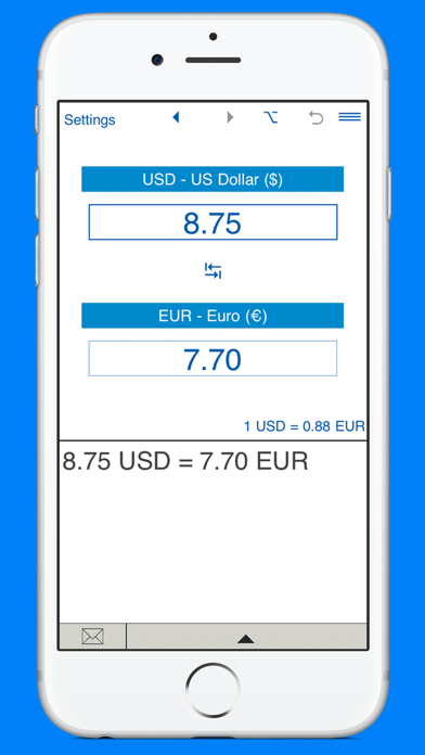 Usd And Eur Converter By Intemodino Group S R O Ios United States - 