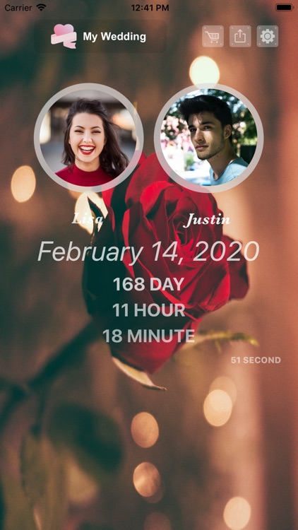 My Wedding - Share & Countdown