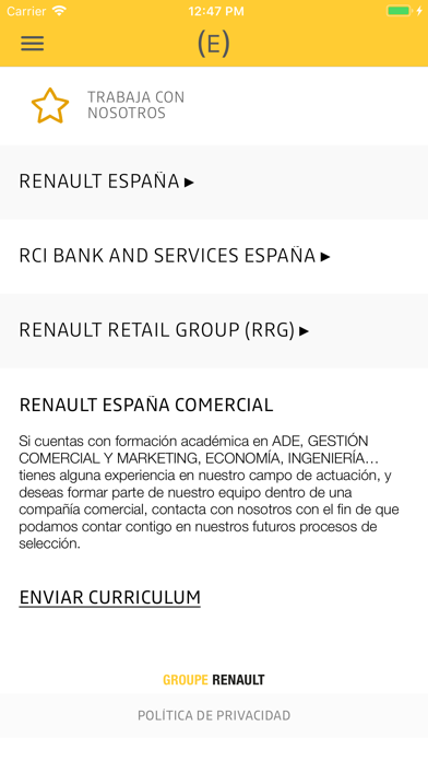 Espacio Empleados Renault screenshot 3