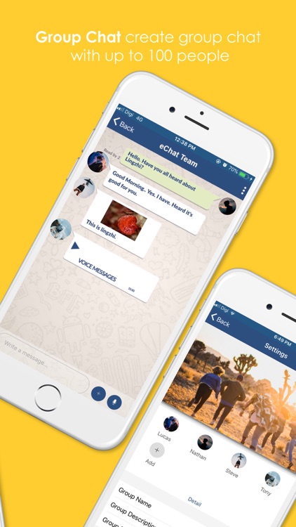 eChat APP screenshot-4