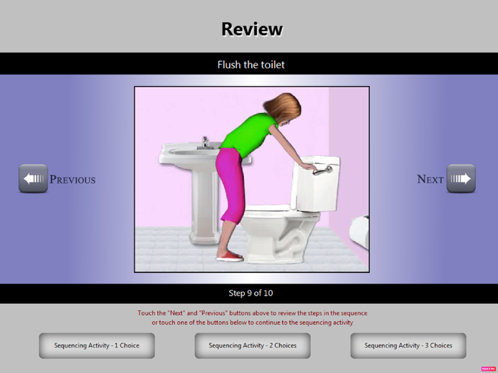 Toileting Female Child