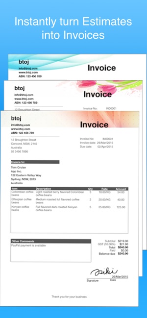 Job Estimate & Invoice Maker(圖2)-速報App