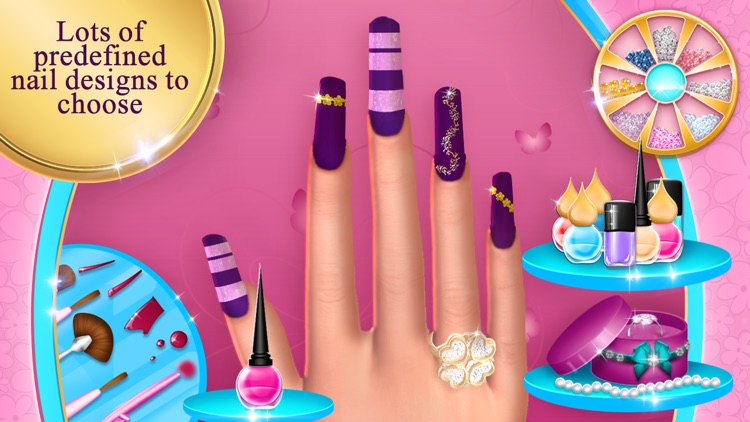 Fashion Nail Art Salon Game