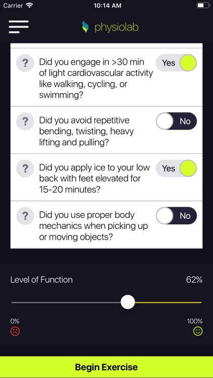 Physiolab - Lower Back Pain