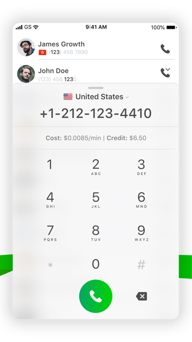 Call - Sim free Calling App screenshot 3