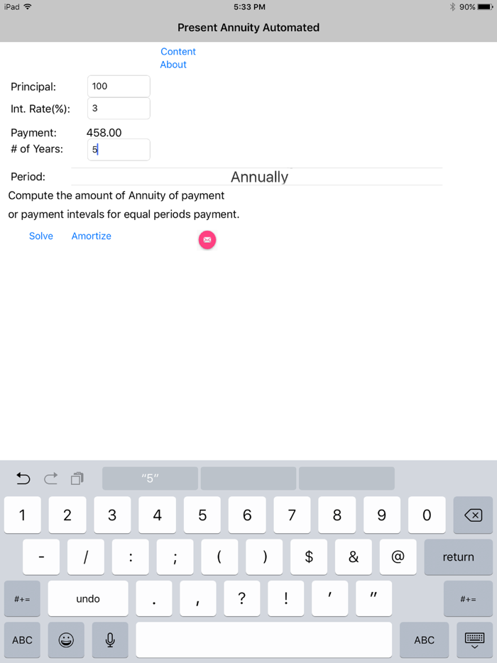 Present AnnuityII Automated