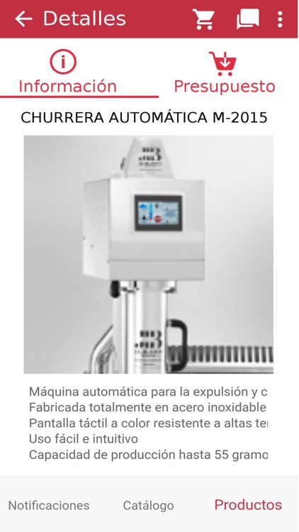 Automatic churro machines – Industrias José Luis Blanco