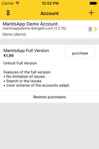 MantisApp - Mantis Bug Tracker - náhled