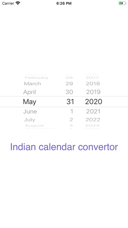 Indian calendar convertor