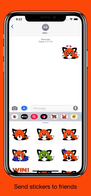 Foxy fox - emoji stickers pack(圖4)-速報App