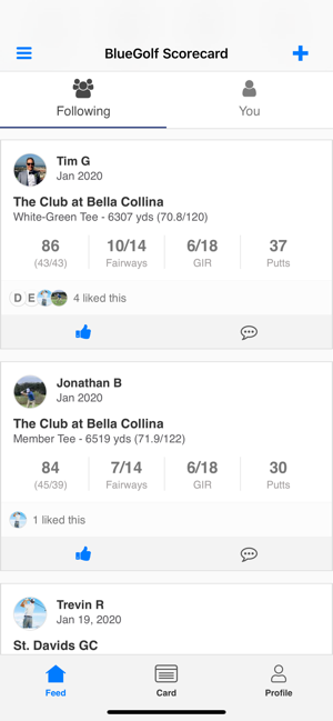 BlueGolf Scorecard(圖1)-速報App