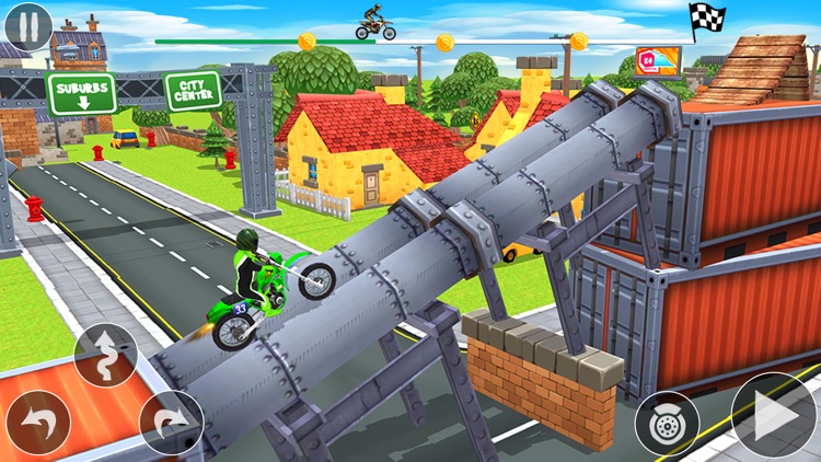 Tricky Stunt Bike Game screenshot-5