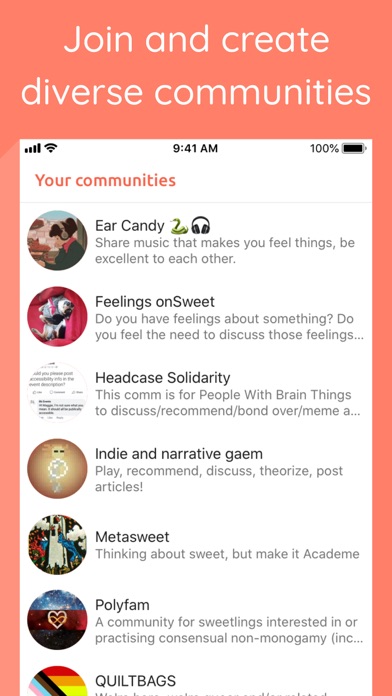 Sweet — your social network screenshot 2