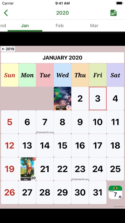 Brazil Calendar 2020 - 2021 screenshot-4