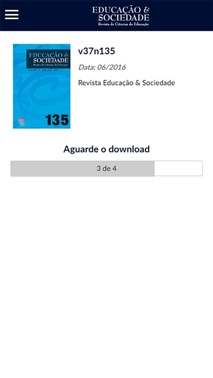 Revista Educação & Sociedade screenshot-3