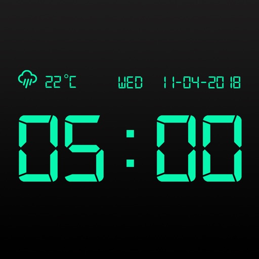 Alarm Clock Lite -Time Display iOS App
