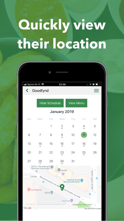 Goodfynd: Food trucks finder