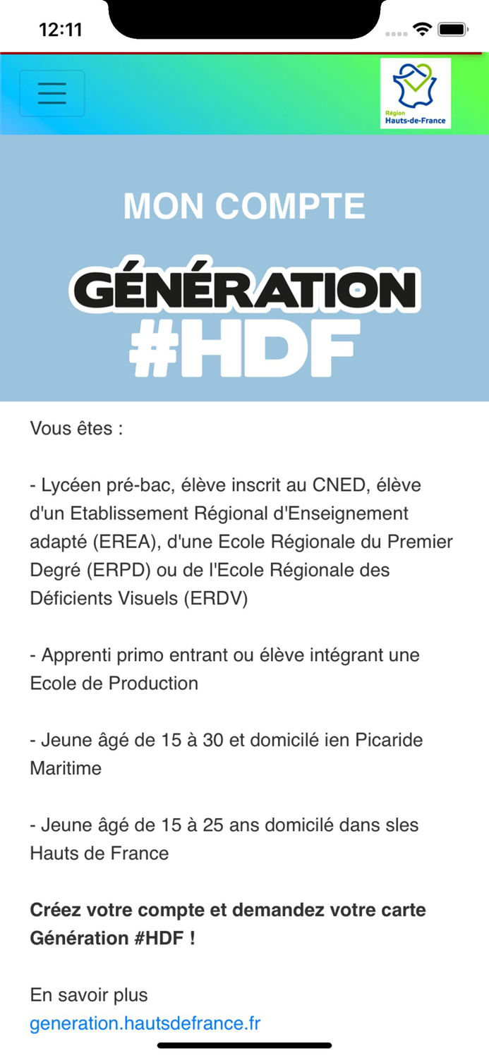 Génération HDF