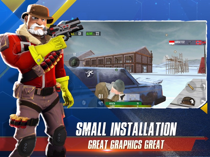 Winter Strike Battle Royale 3D