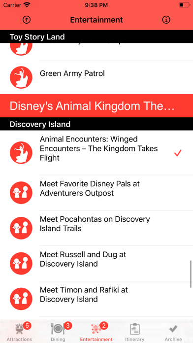 Theme Park Checklist: Bay Lake screenshot 3