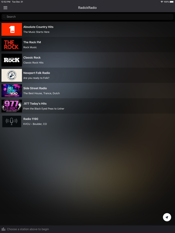 iPad Image of RadickRadio