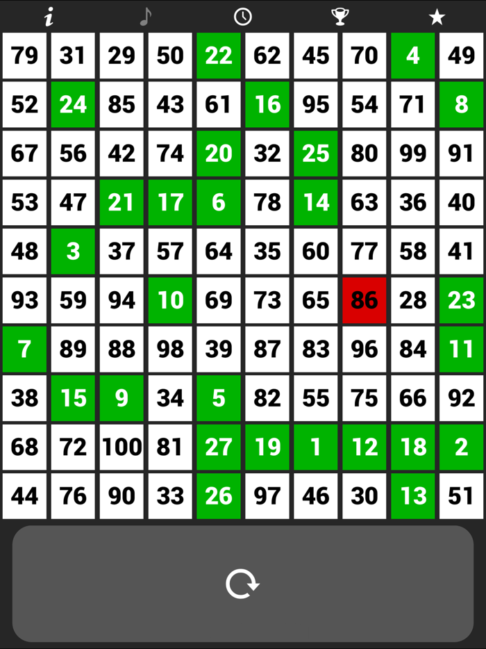 1 to 100 Numbers Full Version