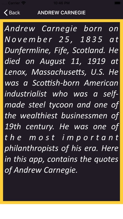 Andrew Carnegie Wisdom screenshot-3