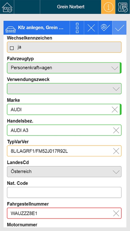 VERA-Versicherungsapplikation screenshot-3