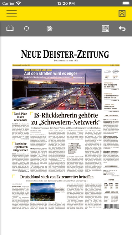 Neue Deister-Zeitung e-Paper