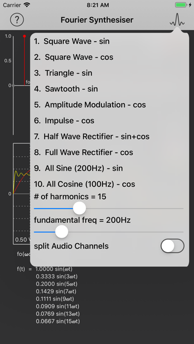 How to cancel & delete Fourier Synthesiser from iphone & ipad 4